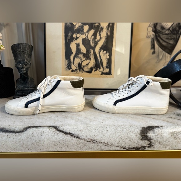 Madewell sidewalk high top sneakers colorblock leather. Women’s size 7.5 - Picture 12 of 13